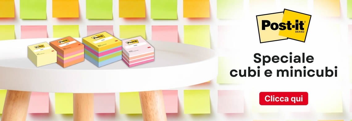 3M Post-it - Speciale cubi e minicubi
